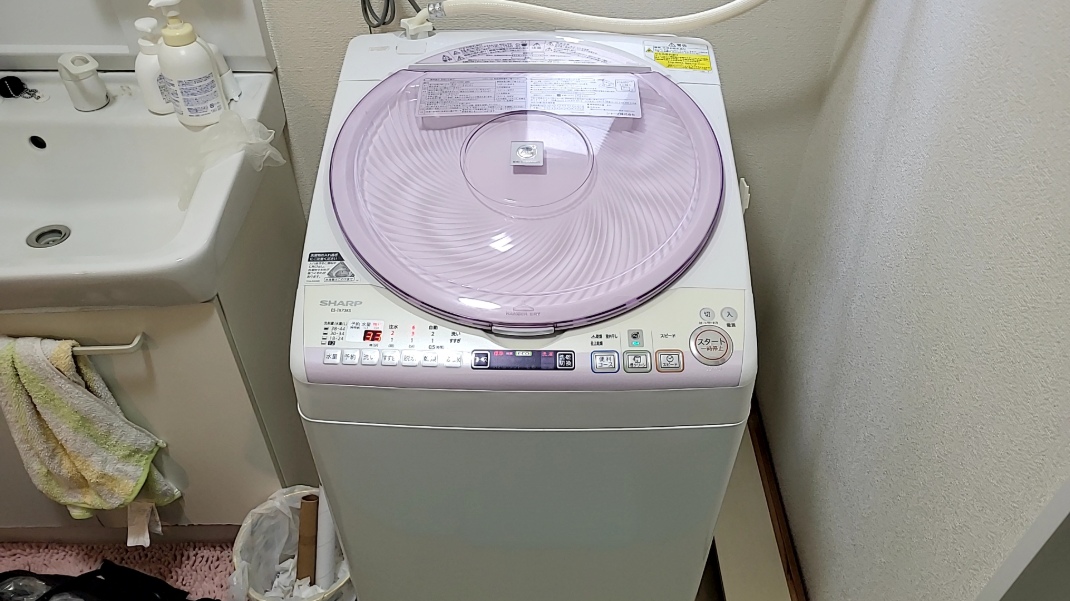 中村区シャープ製縦型洗濯機給水不良修理